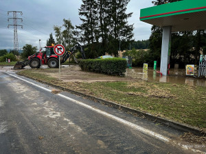 Zbiroh likviduje následky bleskové povodně, napršelo tam přes 110 milimetrů srážek