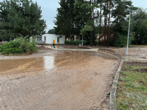 Zbiroh likviduje následky bleskové povodně, napršelo tam přes 110 milimetrů srážek