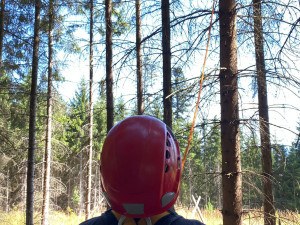 Horské záchranáře nejvíce zaměstnávají cyklisté. Na Šumavě sundávali ze stromu i několik paraglidistů