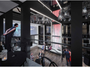 Atrium u Nového divadla dostane novou podobu. Bude prosklené, nabídne multifunkční sál i galerii