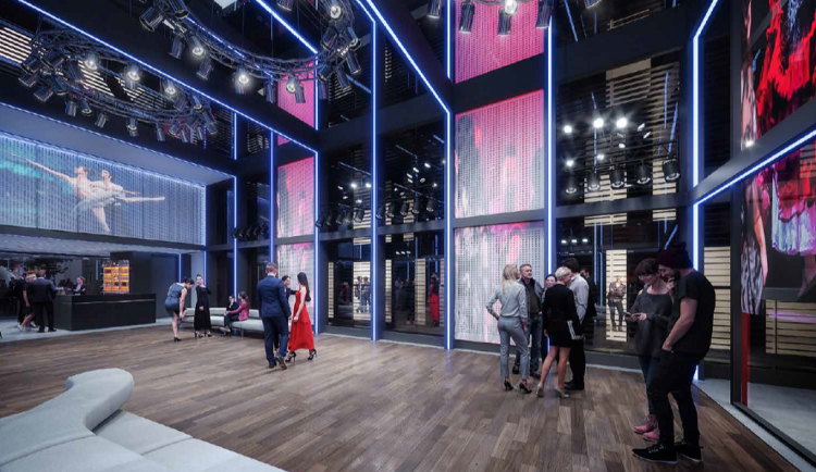 Atrium u Nového divadla dostane novou podobu. Bude vzdušné, prosklené, nabídne multifunkční sál i vloženou galerii