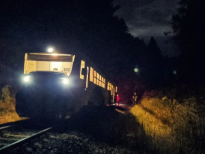 Tragédie na železničním koridoru do Německa. Vlak tam srazil muže a na místě ho usmrtil