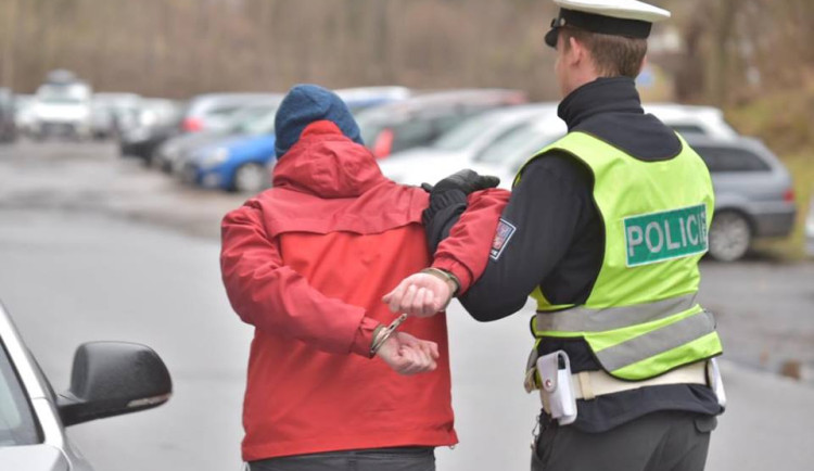 Sérii krádeží a vloupání završil pachatel útokem na policistu, který ho přistihl při činu