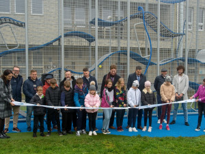 Děti mohou dovádět na jedinečné herní sestavě, v České republice jde o unikát