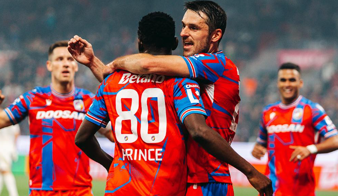 Fotbalisté Plzně porazili Spartu a vystřídali ji na druhém místě ligové tabulky