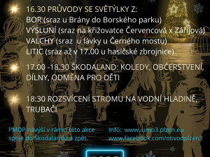 Unikátní plovoucí vánoční stromeček opět rozzáří hladinu Borské přehrady