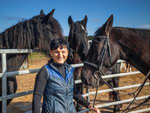 Jana miluje jezdecký sport
