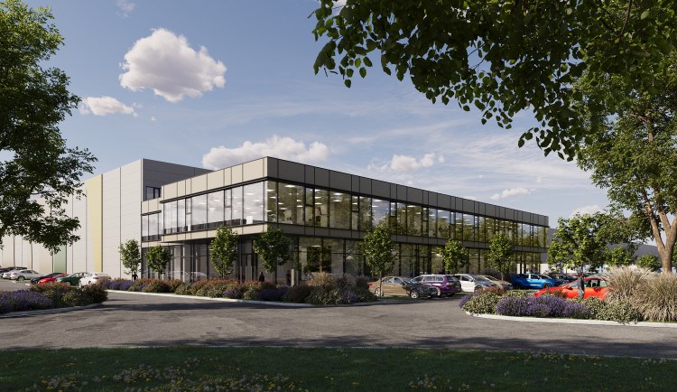 Vizualizace nového distribučního centra