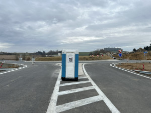 Toaleta sloužila jen do zahájení provozu obchvatu