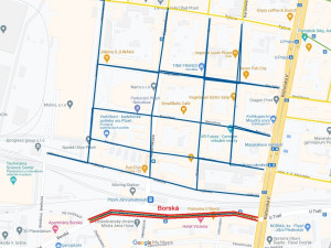 Město rozšířilo zóny placeného parkování na Borech a Slovanech