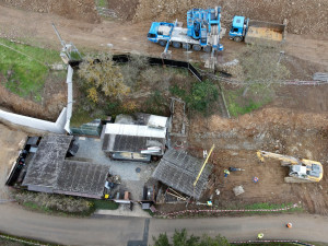 Takto se na podzim rozebíral areál stávající záchranné stanice