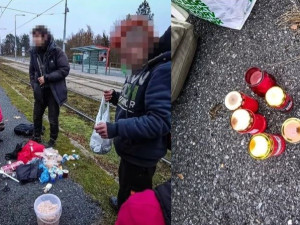 Gang kradl na hřbitově smuteční dekorace. Pachatelé doplatili na všímavého svědka s dalekohledem