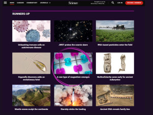 Snímek obrazovky z článku „Breakthrough of the Year 2024“