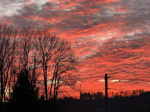 Červánky byly na obloze i v podvečer