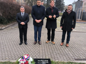 Památku Josefa Hlavatého uctilo vedení centrálního plzeňkého městského obvodu