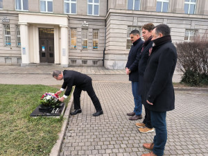 Památku Josefa Hlavatého uctilo vedení centrálního plzeňkého městského obvodu
