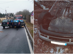 Západní Čechy zasáhla extrémní ledovka, policisté řeší větší množství nehod, problémy mají i hasiči