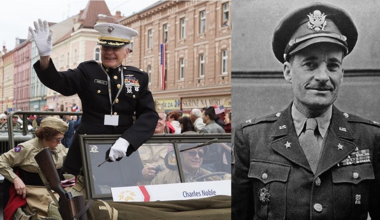 Ve věku 95 let zemřel v USA Charles H. Noble mladší, syn slavného osvoboditele Plzně