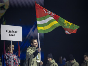 Odstartovala Olympiáda dětí a mládeže, krajskou výpravu vedl vítěz Stanley Cupu Pavel Francouz