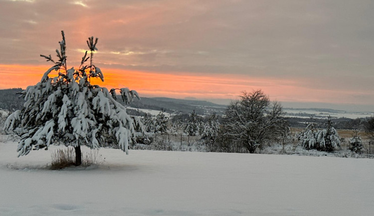 Třetí den po sobě klesly teploty na Šumavě pod minus 20 stupňů Celsia, nejchladněji bylo u Modravy