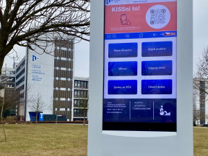 Infopanel ZČU - interní komunikace směrem ke studujícím a zaměstnaným