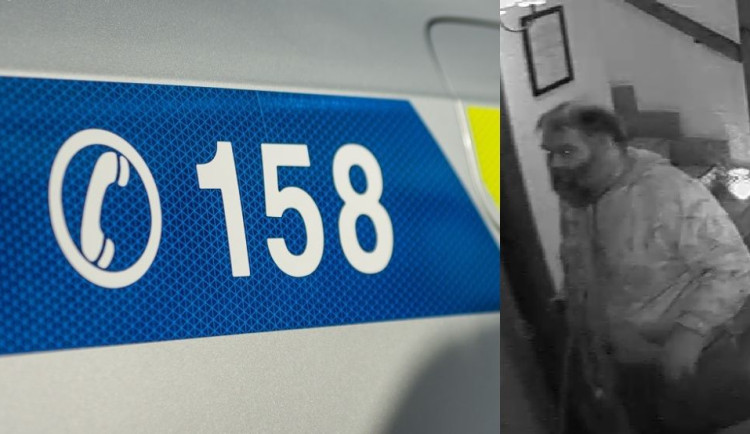 Zloděj odcizil z baru restaurace kasírtašku a kabelku. Policie pátrá po neznámém vousáči ze záběru kamery