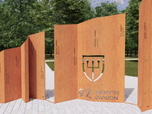 Budoucí podoba památníku 97. pěší divizi