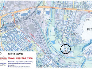 Auta budou smět na cyklostezku, alternativní objízdná trasa vznikne kvůli rekonstrukci Rolnického náměstí