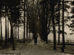 Kilometrovka na historické fotografii z roku 1920. Zdroj: Správa veřejného statku města Plzně