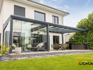 Atypické hliníkové pergoly a zimní zahrady jsou pro Lignum CZ standardem