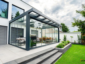 Atypické hliníkové pergoly a zimní zahrady jsou pro Lignum CZ standardem