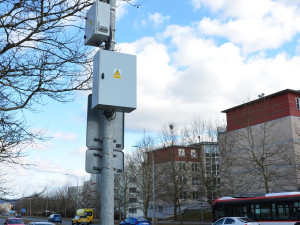 Úsekové měření Studentská_bod B_směr Globus