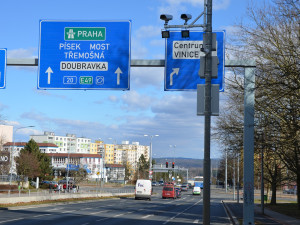 Úsekové měření Studentská_bod B_směr centrum