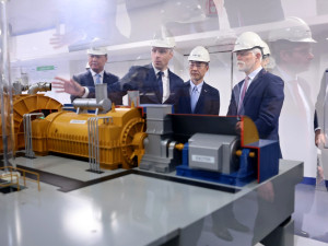 Prezident Petr Pavel navštívil Škodu JS. Společnost usiluje o dodávky zařízení nových bloků českých jaderných elektráren