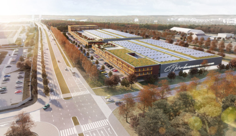 Původně zelené střechy v projektu nahradí fotovoltaika