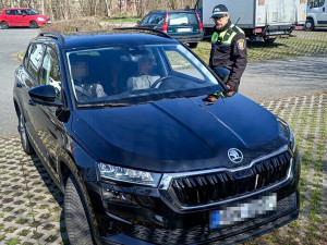 Rychlost překročil i tento vůz