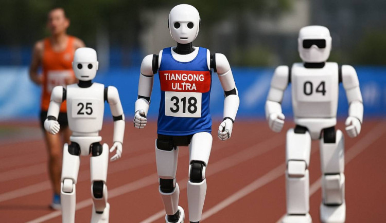 Kde udělali soudruzi chybu? Na čínském maratonu robotů doběhly jen čtyři stroje