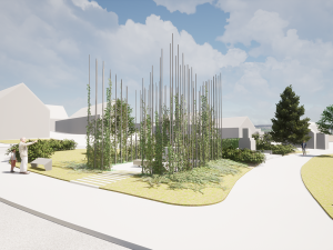 Vizualizace pamětního místa kaple sv. Anny, zdroj: Ateliér Soukup Opl Švehla