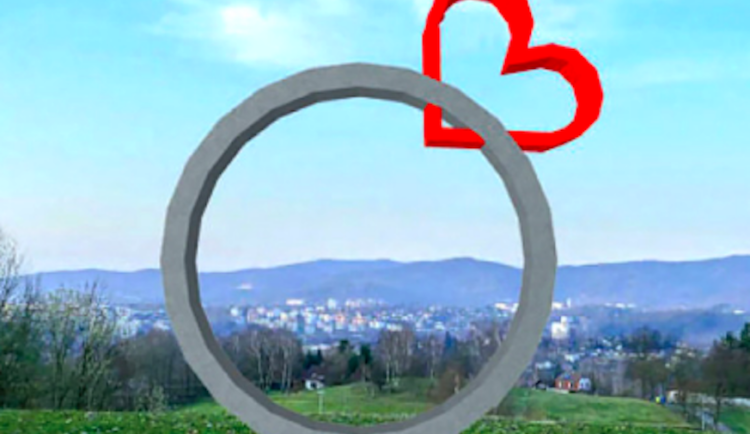 Fotopoint ve Vesci bude vypadat jako prsten ozdobený kamenem ve tvaru srdce