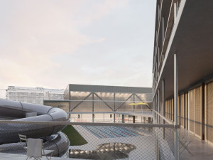 Vítězný návrh, který vzešel z architektonické soutěže.