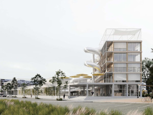 Vítězný návrh, který vzešel z architektonické soutěže.