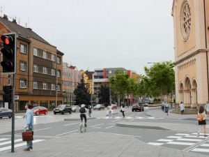 Klatovská třída se zazelená, město plánuje vrátit ulici její důstojný městský ráz