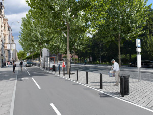 Klatovská třída se zazelená, město plánuje vrátit ulici její důstojný městský ráz