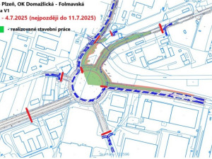 Dopravní situace pro Etapa V1. Zdroj: Plzen.eu