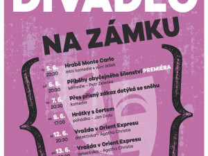 Festival Divadlo na zámku baví diváky už čtvrt století, letos přinese sedm představení