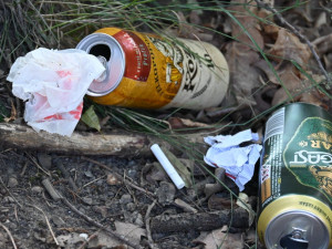 Zapařený pytel mrkve a stříkačky, Papírenský park znovu zaplňují odpadky