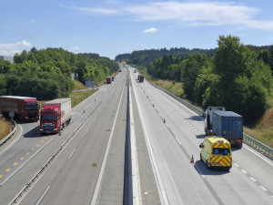 Po třech měsících končí omezení kvůli opravě dálnice D5 v úseku mezi kilometry 122 - 129