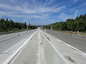 Po třech měsících končí omezení kvůli opravě dálnice D5 v úseku mezi kilometry 122 - 129