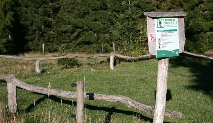 Nouzová nocoviště najdete také v Národním pakru Šumava