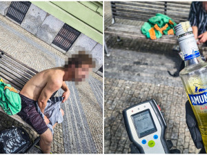 V té lahvi od vodky je melounová šťáva, snažil se muž marně obalamutit strážníky